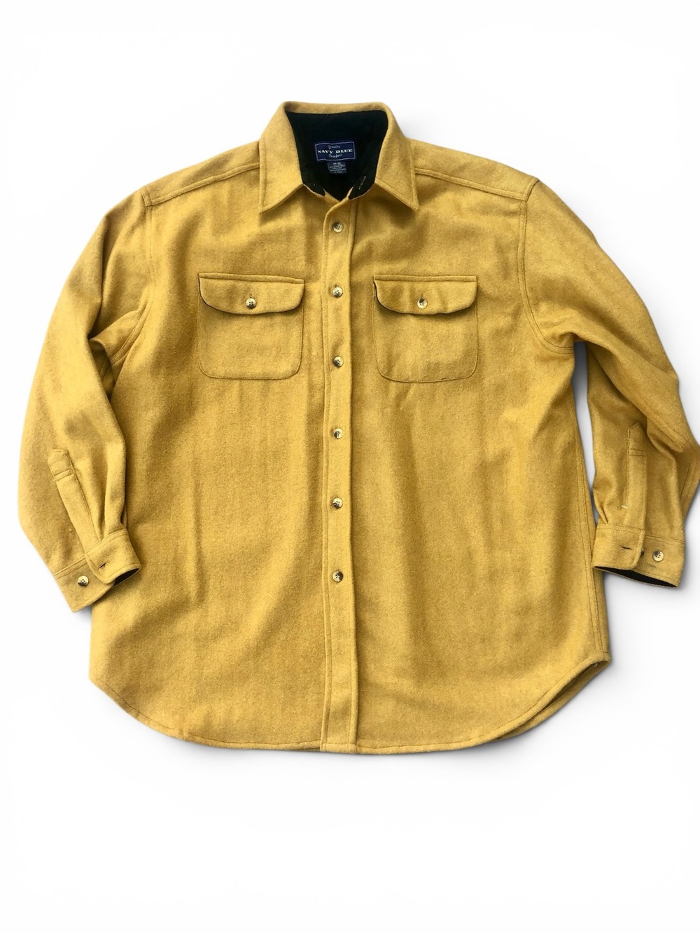 Men's Wool Blend Shirt Jacket Medium Shacket